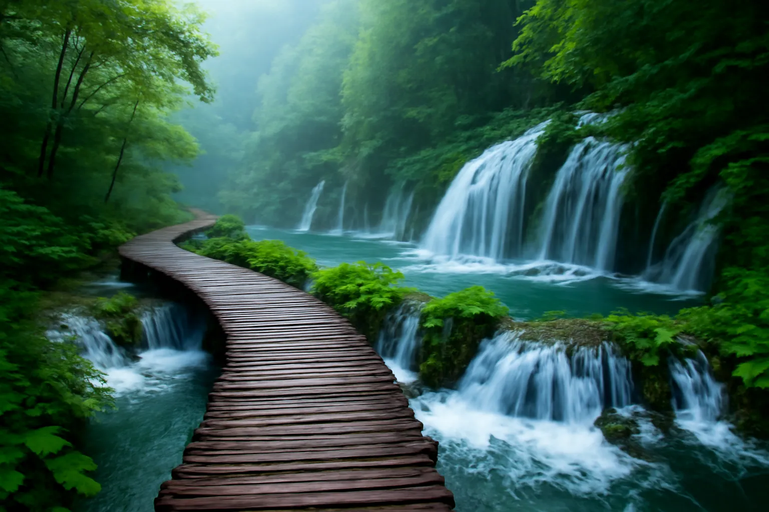 Cascades du parc national de Plitvice