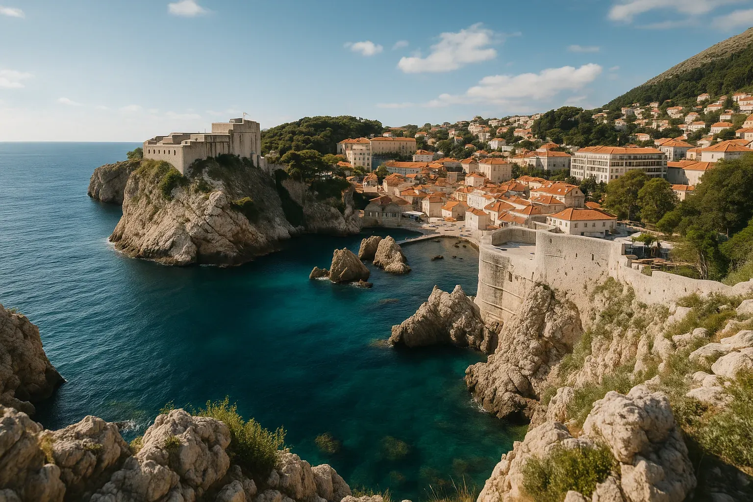 Vieille ville de Split et palais de Dioclétien