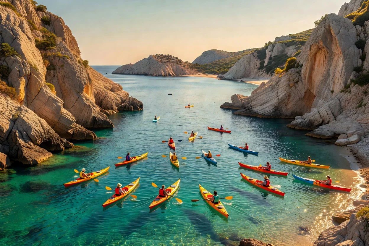 Kayak de mer en Croatie 2026 : itinéraires côtiers, spots et conseils